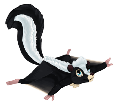 Ciero, The Flying Skunkel in Mixlings in Time